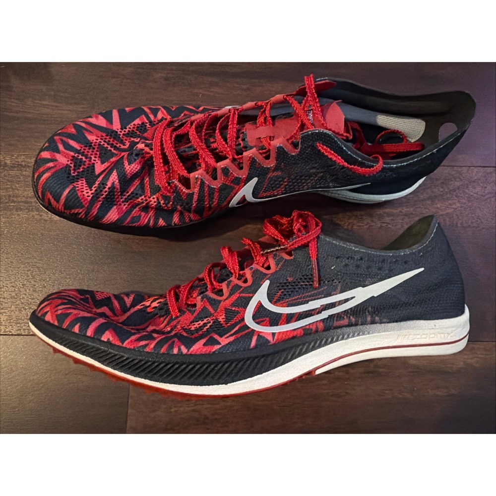 New Nike Zoom Dragonfly 2 Distance Track Spike Mens Size 11 Black Red Bowerman